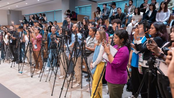110 aspiring journalists from 30 nationalities join CNN Academy Climate Storytelling simulation