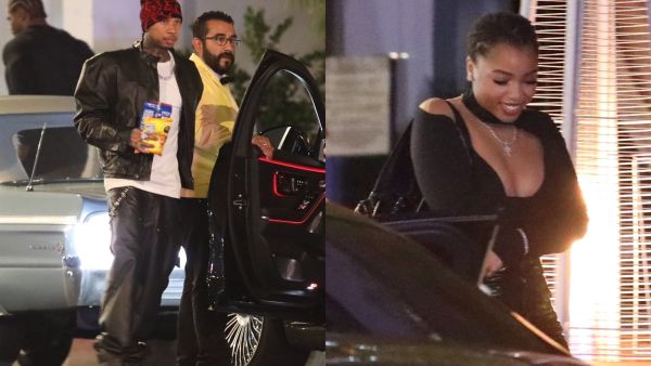 Tyga and Chloe Bailey spark romance rumors after leaving the club together over Christmas break. (X)