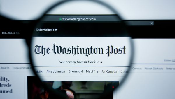 The Washington Post removes the 'War in Ukraine' section. (Shutterstock) The Washington Post