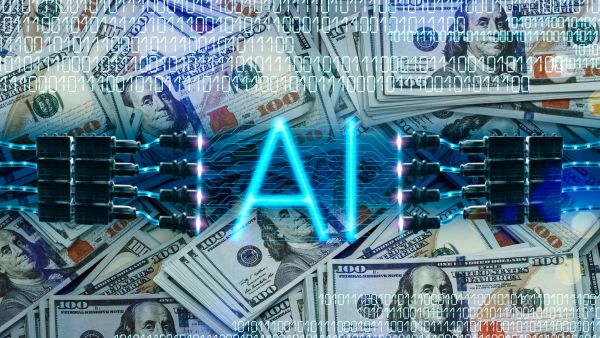 AI and finance concept