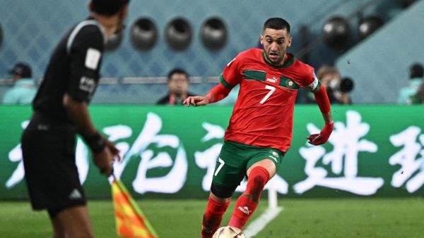 حكيم زياش (Photo by Jewel SAMAD / AFP)