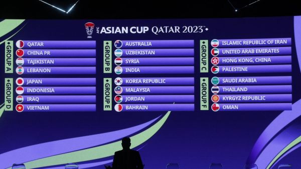 ترتيب مجموعات كأس آسيا 2023 بعد انتهاء الدور الأول