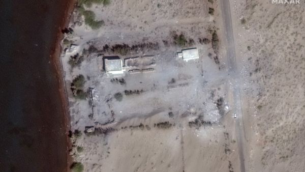 satellite picture courtesy of Maxar Technologies shows a northern facility along the coast in Yemen