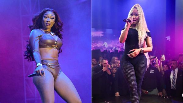 Megan Thee Stallion and Nicki Minaj feud heats up with 2 new diss tracks. (Prince Williams/Jason Koerner/Getty Images)
