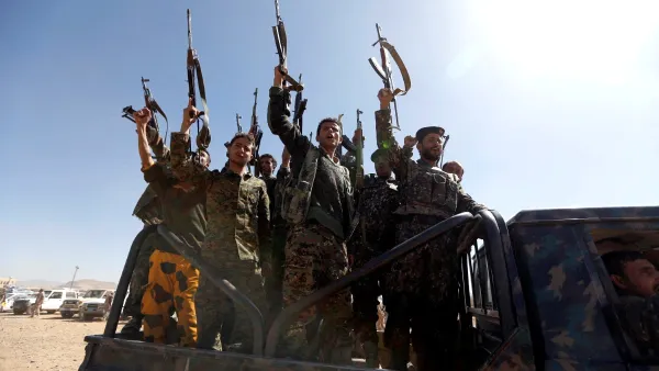 مقاتلون حوثيون. وكالة الصحافة الفرنسية.