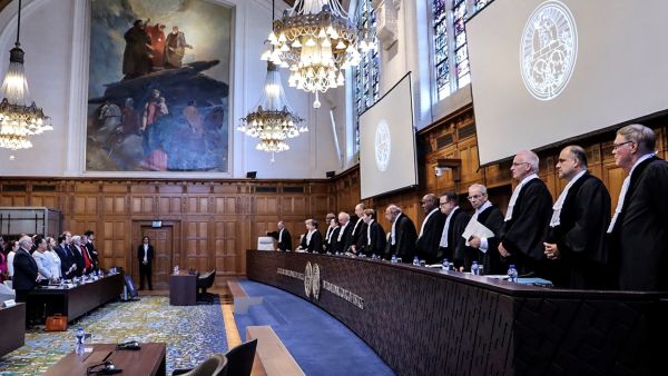 Indonesia and Slovenia challenge Israel’s occupation with charges of violating human rights of Palestine at ICJ court. (AFP)