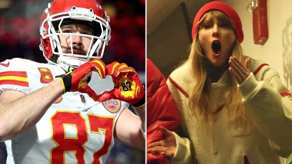 Travis Kelce proves he’s the king of Taylor Swift’s heart. (Al Bello/Getty Images)