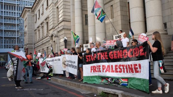 تجمع مؤيد للقضية الفلسطينية في أوروبا