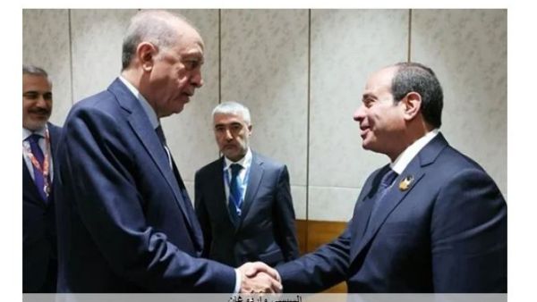 اردوغان في مصر بعد 12 عاما من الغياب- صورة عن وسائل اعلام مصرية