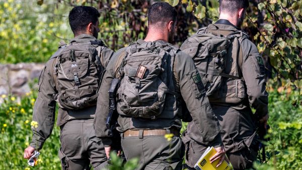 جنود إسرائيليون في منطقة الجليل الأعلى. 11 شباط/ 2024م. وكالة الصحافة الفرنسية