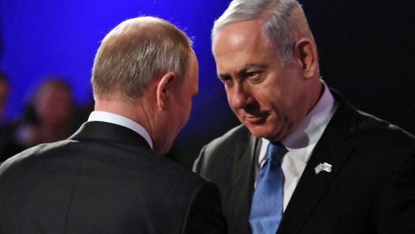 Israeli Prime Minister Benjamin Netanyahu and Russian President Vladimir Putin