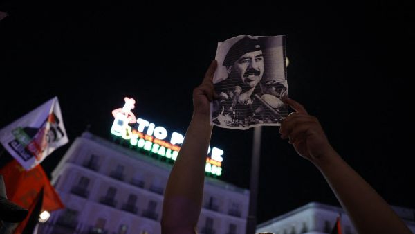 former Iraqi president Saddam Hussein