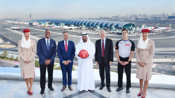 طيران الإمارات توقع اتفاقية شراكة مع الرابطة الوطنية لكرة السلة الأميركية NBA