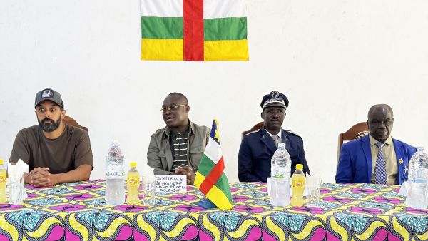 During the event UAE Kimberley Process Chair Visits Central African Republic To Expedite Diamond Trade Reinstatement