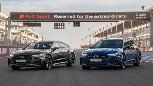 RS models handover Lusail International Circuit Receives RS 6 and RS 7 Performance Models from Q-Auto L.L.C Following Official Partnership