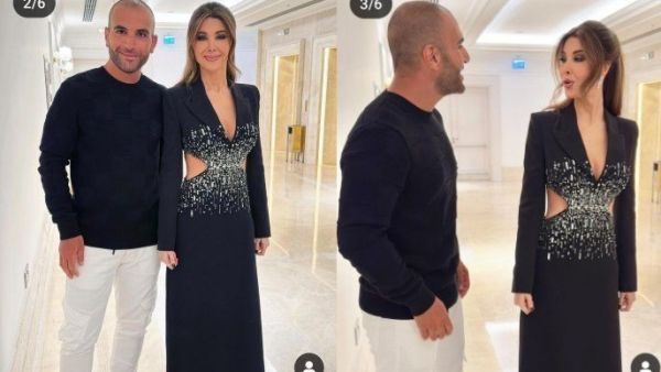 Nancy Ajram faces backlash over photo with Israeli travel blogger after Cyprus concert. (X)