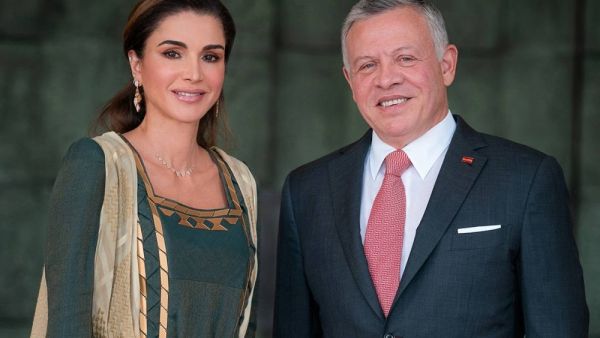 العاهل الأردني الملك عبدالله الثاني بن الحسين وعقيلته الملكة رانيا