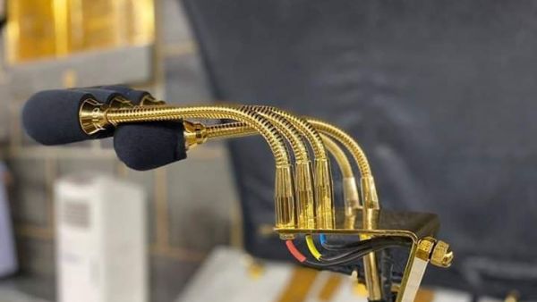 The microphones for the imaam of Masjid Al Haram