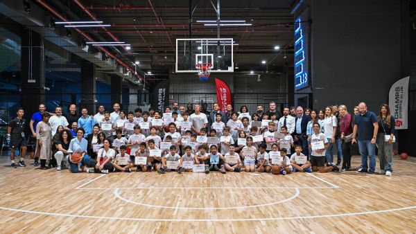 During the event Champs & Ganon Baker Basketball Camp to Empower Youth Athletes