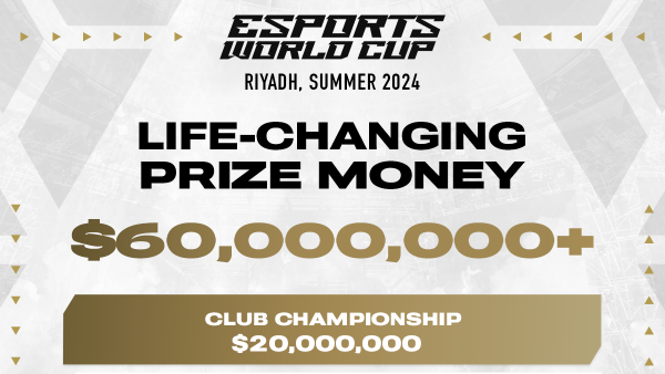 Esports World Cup to Feature Record-Breaking  Prize Pool of More Than $60 Million