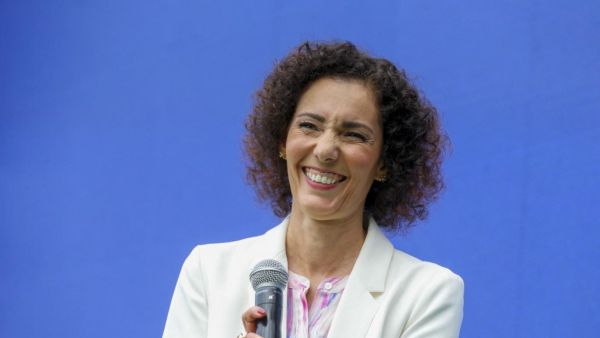 وزيرة خارجية بلجيكا، حجة لحبيب - الصورة عن مواقع التواصل الاجتماعي