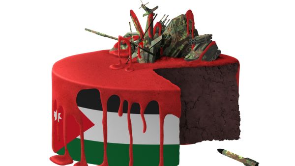 كيكة علم الأردن