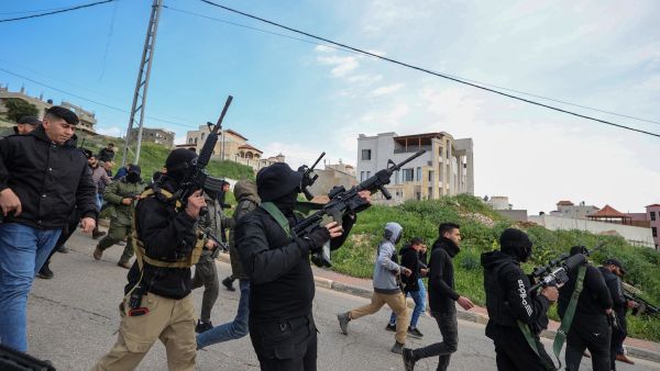 مسلحون فلسطينيون في الضفة الغربية