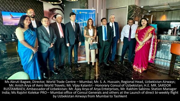Uzbekistan Airways launches bi-weekly direct flights from Mumbai to Tashkent