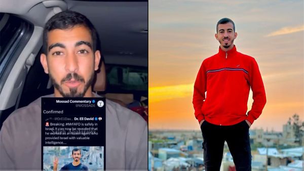 Palestinian journalist Saleh Aljafarawi is accused of being an undercover agent of Israel