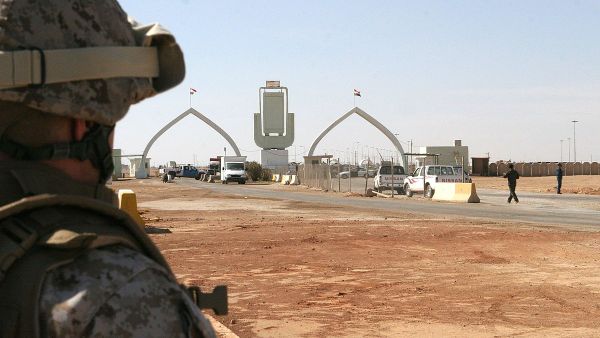 صورة تعبيرية تظهر مدخل طريبيبل الحدودي بين العراق والأردن