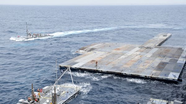 Gaza aid pier