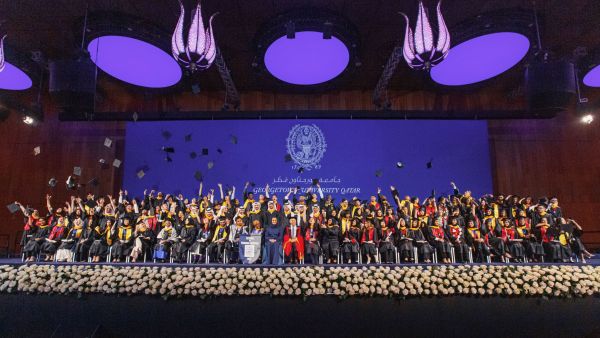 جامعة جورجتاون في قطر تحتفل بتخريج دفعة 2024 Georgetown Qatar Celebrates Graduating Class of 2024