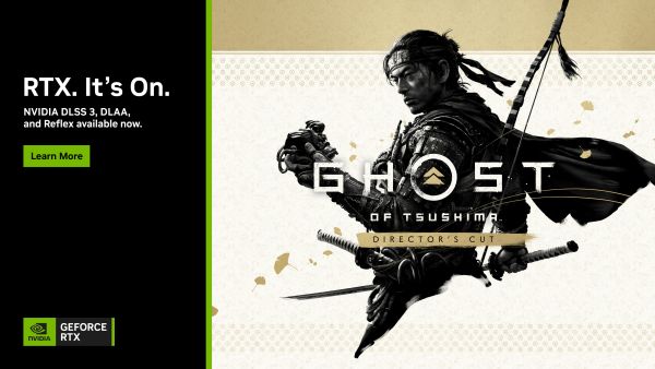 Ghost of Tsushima with NVIDIA DLSS 3, NVIDIA DLAA and NVIDIA Reflex