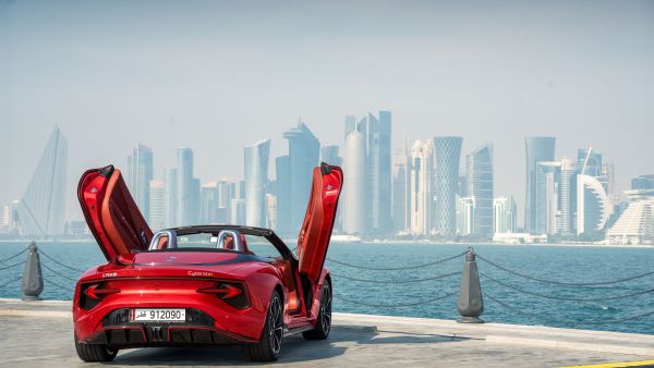 MG Cyberster in Qatar MG Cyberster Named “Best EV Roadster” by Top Gear