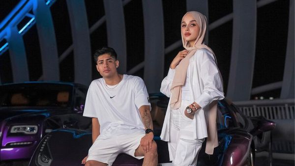 Tiktoker Douha Laribi and her Spanish boyfriend