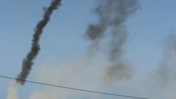 جانب من عملية استهداف موقع كرم أبو سالم العسكري