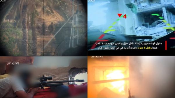 جانب من عمليات القسام الميدانية في قطاع غزة