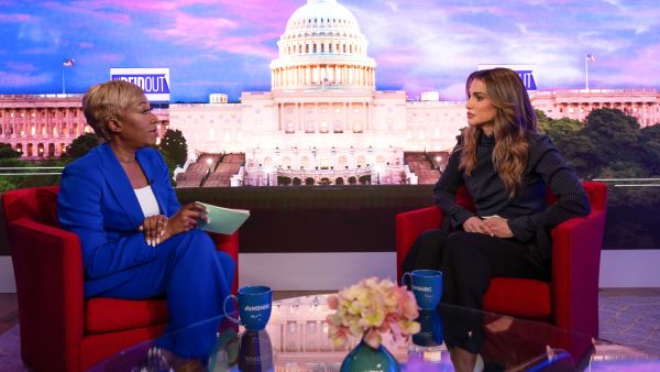 خلال مقابلة مع الإعلامية الأمريكية جوي ريد على قناة MSNBC في نيويورك 
