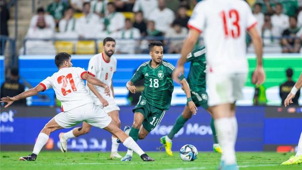 نتيجة مباراة السعودية والأردن