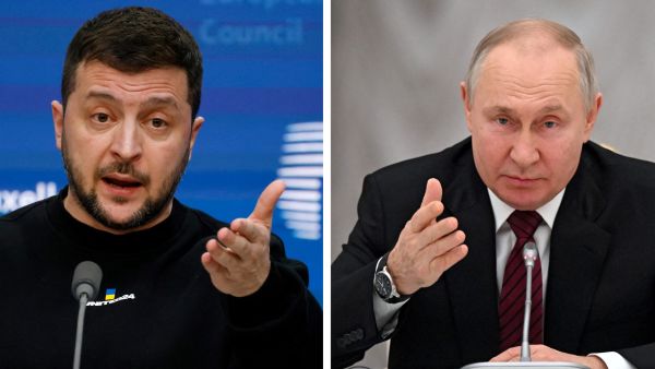 Putin,  Zelensky