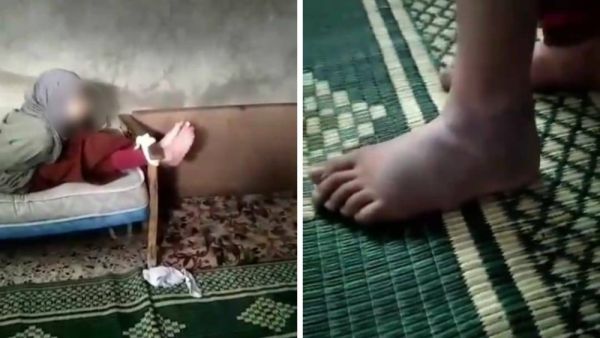 أثار المشهد المصور، بطريقة وحشية، موجة غضب عارمة على مواقع التواصل الاجتماعي