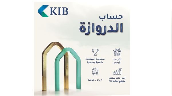 KIB يعلن أسماء الرابحين في السحب الأسبوعي ضمن حملة حساب الدروازة لعام 2024 KIB يعلن أسماء الرابحين في السحب الأسبوعي ضمن حملة حساب الدروازة لعام 2024