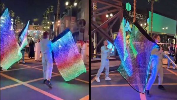 ما حقيقة رفع علم الشواذ في كأس العالم للرياضات الإلكترونية