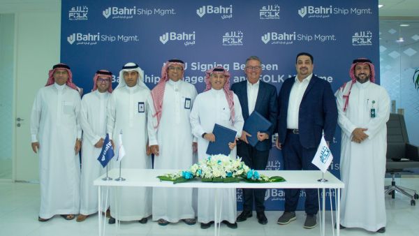 Folk Maritime signs MoU with Bahri Ship Management to collaborate on technical ship management and crewing of vessels under Saudi Arabia flag