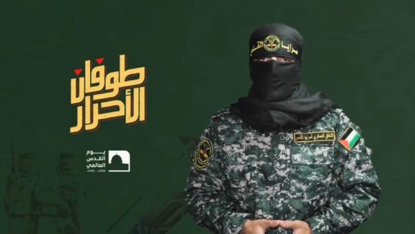 الناطق العسكري، المعروف باسم "أبو حمزة"