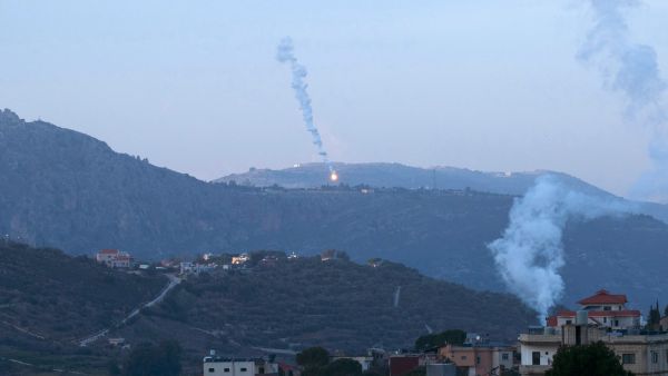 غارة جوية على بلدة حولا في جنوب لبنان،