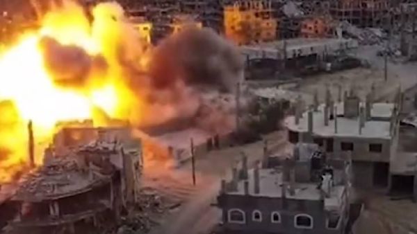 جنود من اللواء 401 قاموا بتفجير خزان المياه باستخدام عبوات ناسفة