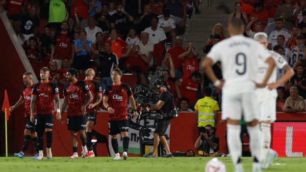 مايوركا يجبر ريال مدريد على التعادل (Photo by OSCAR DEL POZO / AFP)