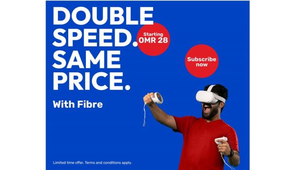 Ooredoo تقدم سرعة بيانات مضاعفة ضمن باقات فايبر الإنترنت المنزلي Ooredoo تقدم سرعة بيانات مضاعفة ضمن باقات فايبر الإنترنت المنزلي