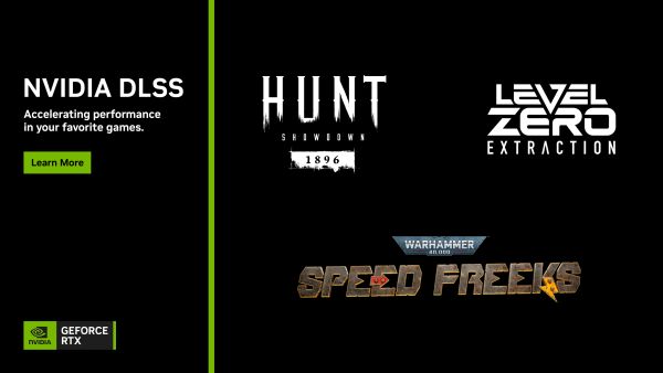 NVIDIA DLSS available now in Warhammer 40,000: Speed Freeks and more games this week